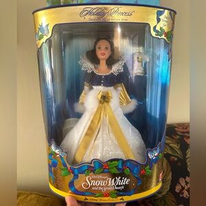 This Disney Holiday Princess Snow White Barbie Doll